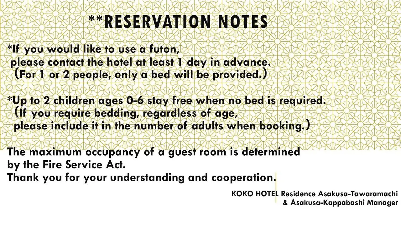 Koko Hotel Residence Asakusa Kappabashi Tokio 4*,